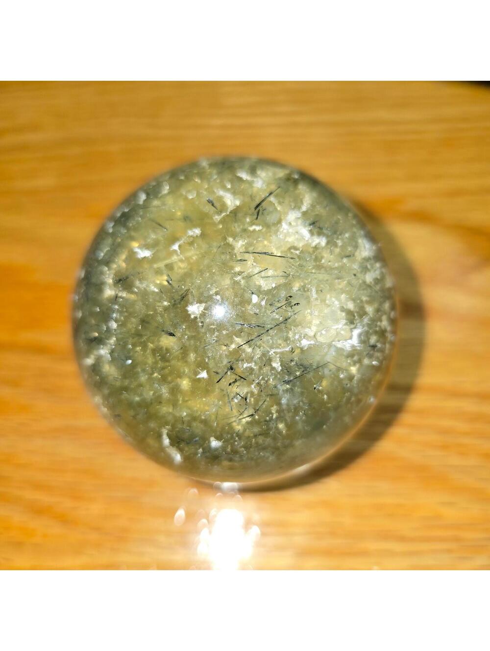 HC010. Prehnite with Epidote Sphere